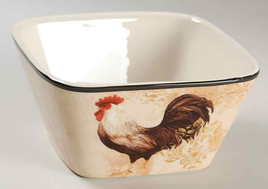Avignon Morning Individual Square Ice Cream Dish by Certified International-1