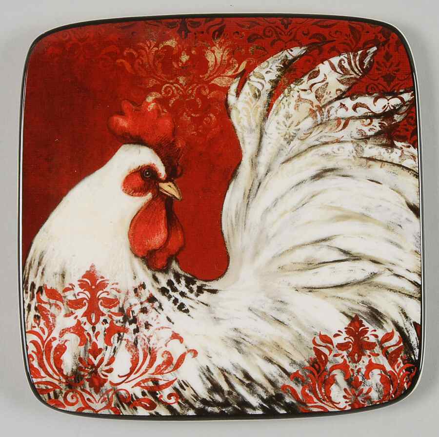 Avignon Morning Flat Cake Plate/Cheese Plate by Certified International-1