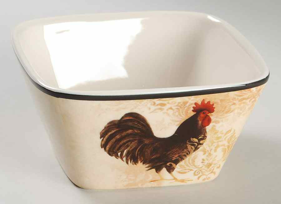 Avignon Morning Individual Square Ice Cream Dish by Certified International-1