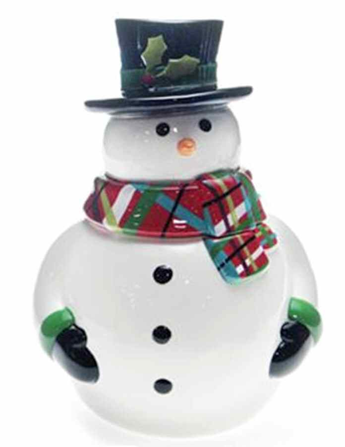 Christmas Cut Outs Figural Cookie Jar & Lid by Certified International-1