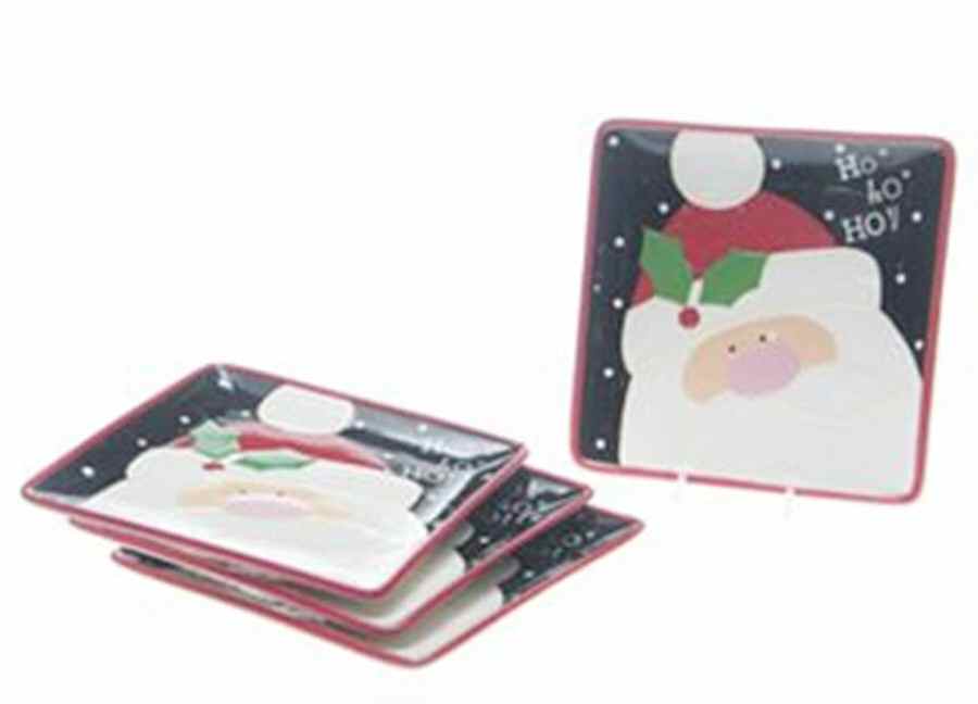 Christmas Cut Outs Salad/Dessert Plate by Certified International-1