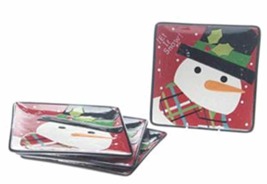 Christmas Cut Outs Salad/Dessert Plate by Certified International-1