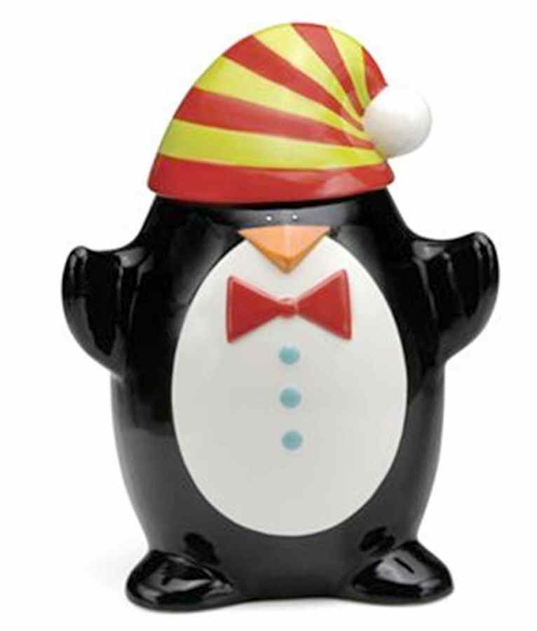 Christmas Cut Outs Figural Cookie Jar & Lid by Certified International-1