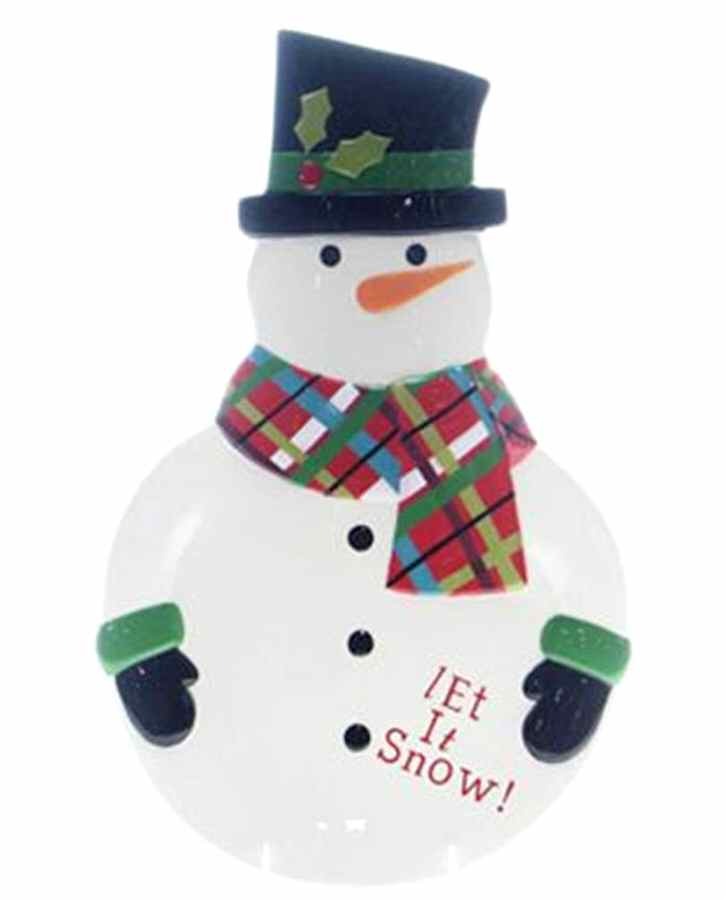 Christmas Cut Outs 17" Figural Platter by Certified International-1