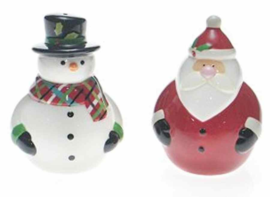 Christmas Cut Outs Figural Salt and Pepper by Certified International-1