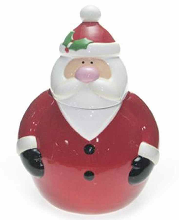 Christmas Cut Outs Figural Cookie Jar & Lid by Certified International-1
