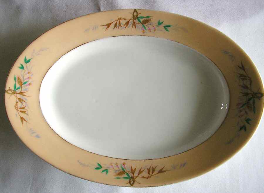 CHF1686 13" Oval Serving Platter by Charles Field Haviland-1
