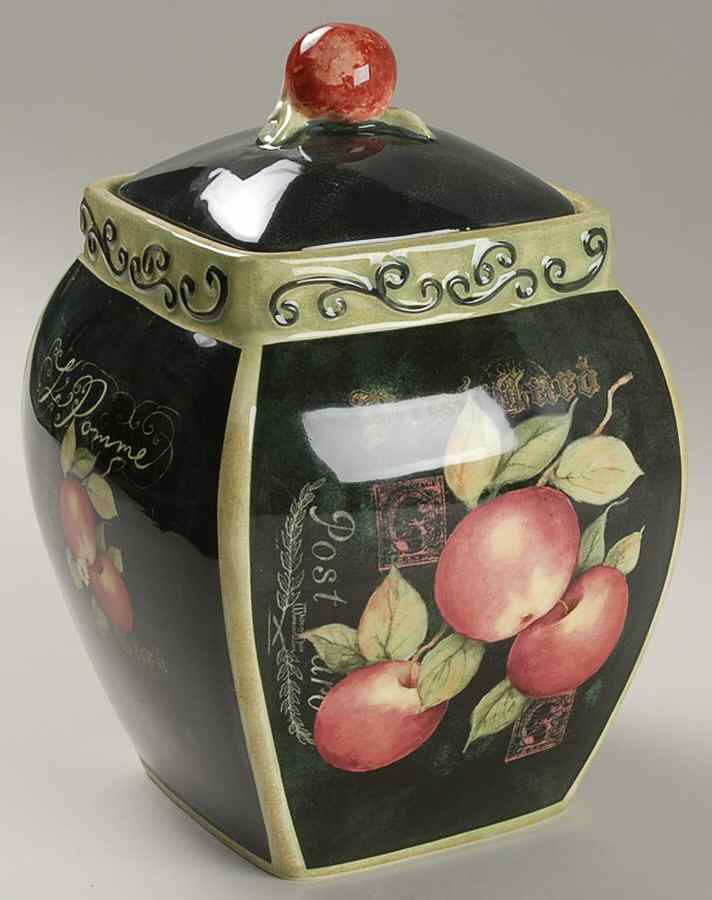 Parisian Fruit Small Canister & Lid by Certified International-1
