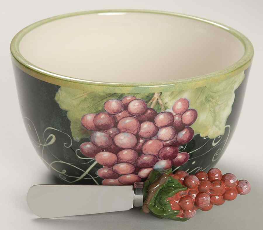 Parisian Fruit Dip Bowl & Spreader Set by Certified International-1