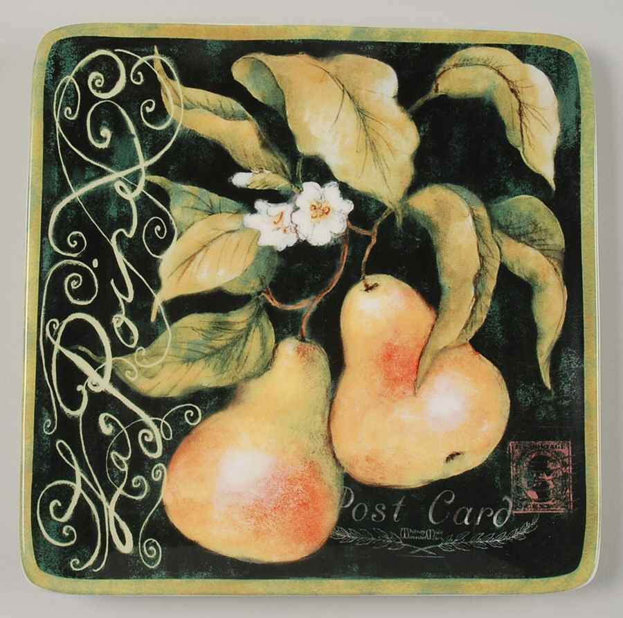 Parisian Fruit Dessert/Pie Plate by Certified International-1