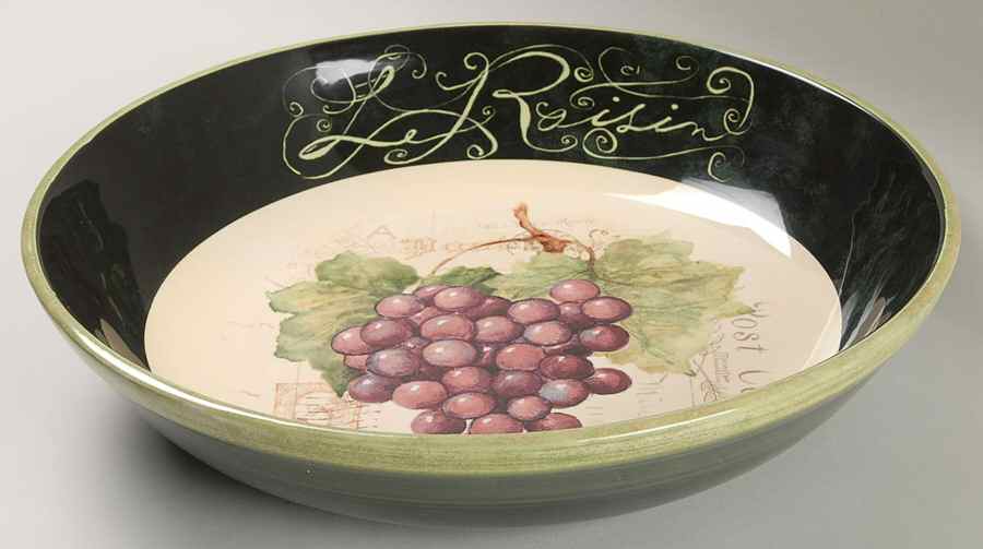 Parisian Fruit 13" Pasta Serving Bowl by Certified International-1