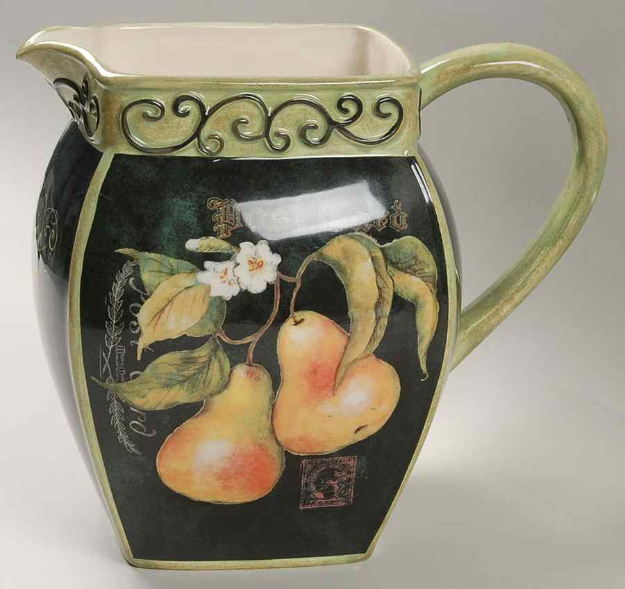 Parisian Fruit 96 Oz Pitcher by Certified International-1