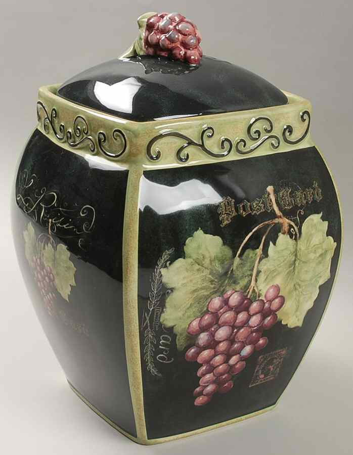 Parisian Fruit Medium Canister & Lid by Certified International-1