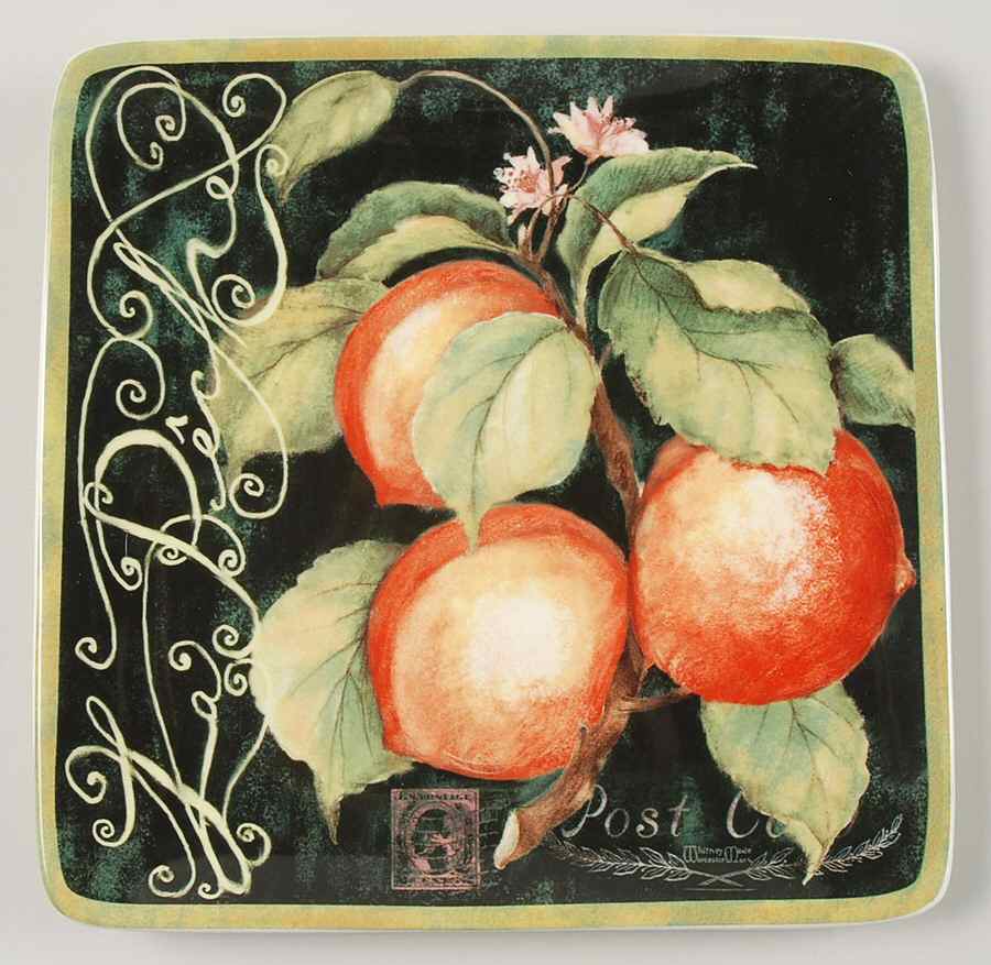 Parisian Fruit Dessert/Pie Plate by Certified International-1