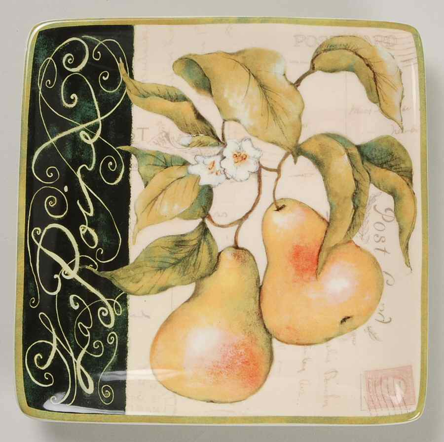 Parisian Fruit Canape Plate by Certified International-1