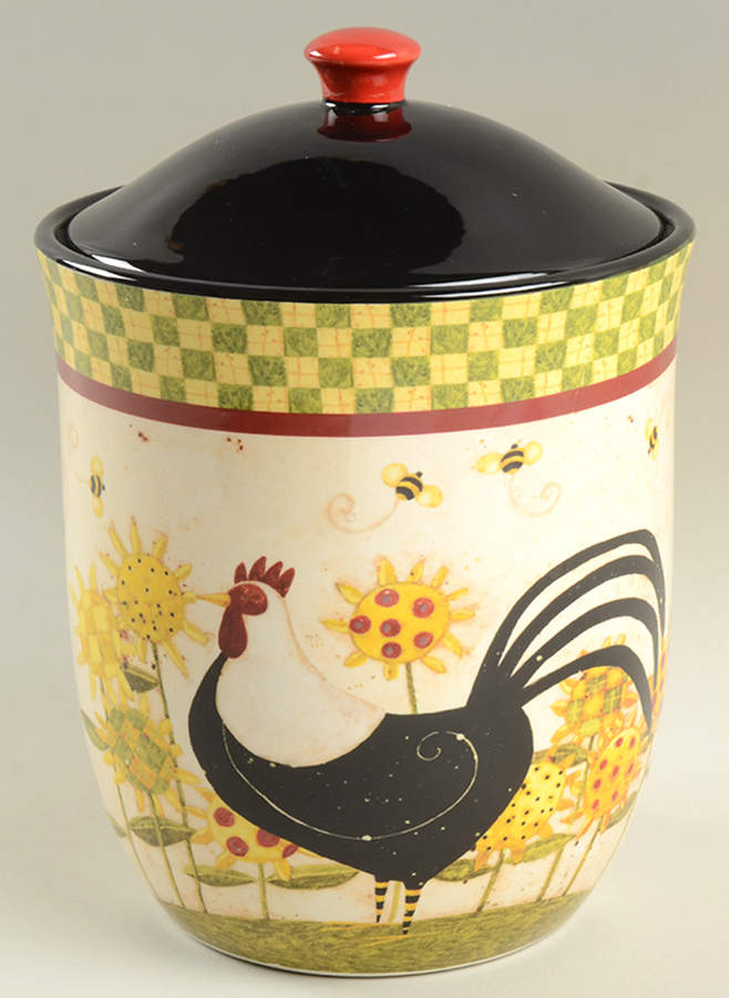 Oh Happy Day Large Canister & Lid by Certified International-1