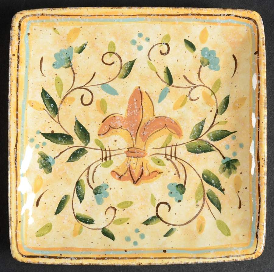 Verona Square Canape Plate by Certified International-1
