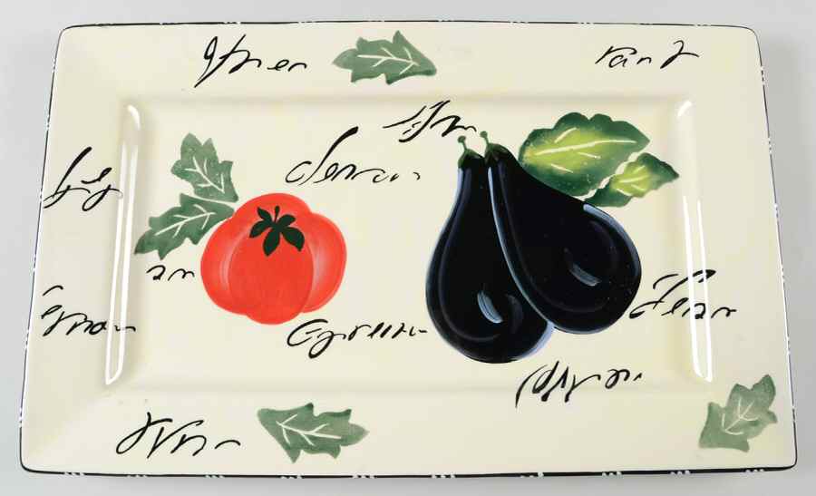 Melanzana 18" Rectangular Serving Platter by Certified International-1