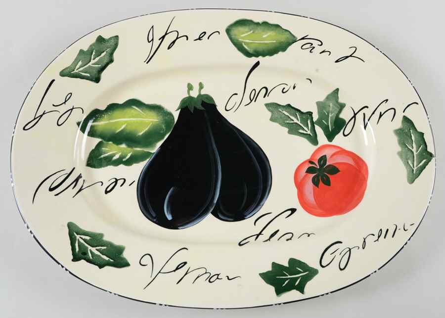 Melanzana 18" Oval Serving Platter by Certified International-1