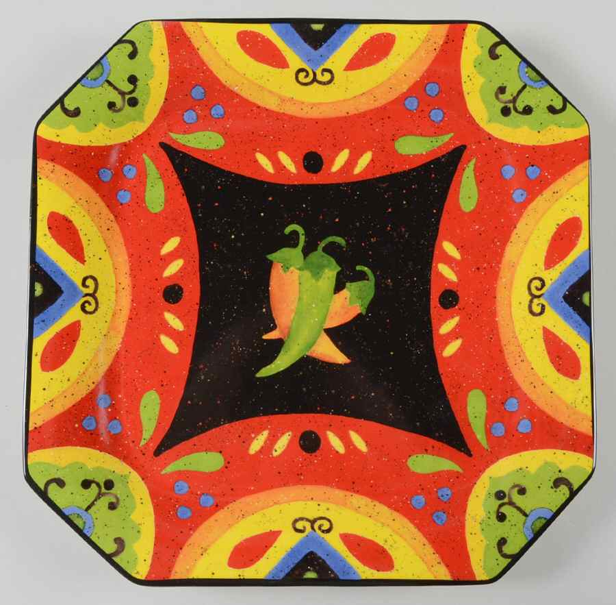 Hot and Saucy Dinner Plate by Certified International-1