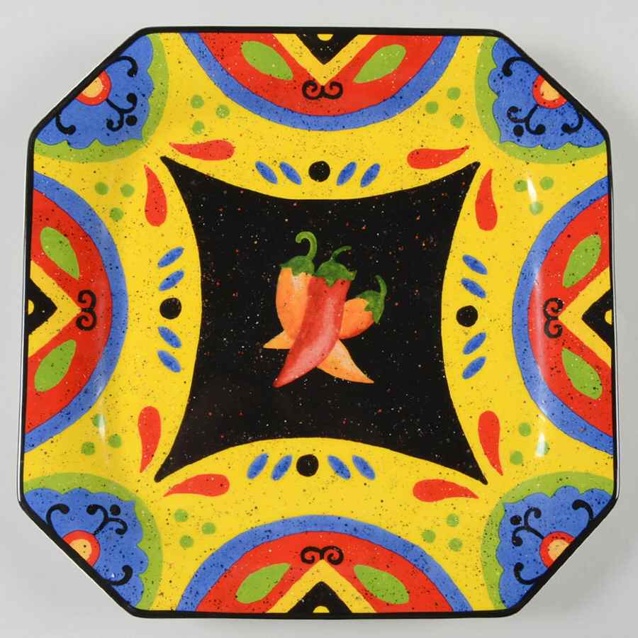 Hot and Saucy Dinner Plate by Certified International-1