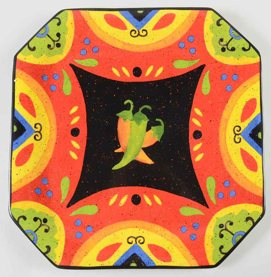 Hot and Saucy 14" Octagonal Serving Platter by Certified International-1