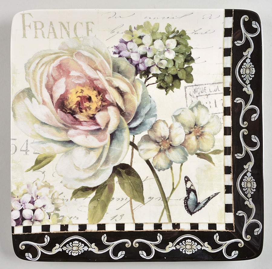 Marche d'Fleur Dinner Plate by Certified International-1