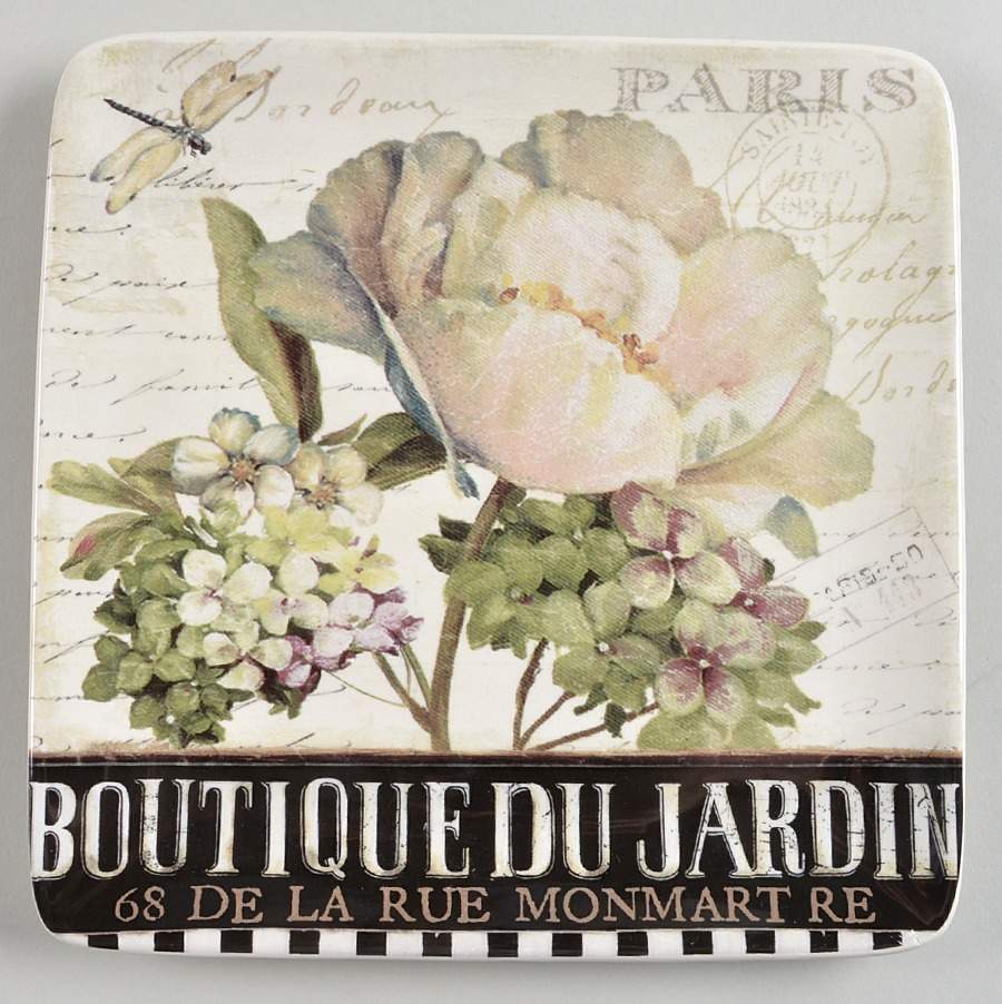 Marche d'Fleur Dessert/Pie Plate by Certified International-1