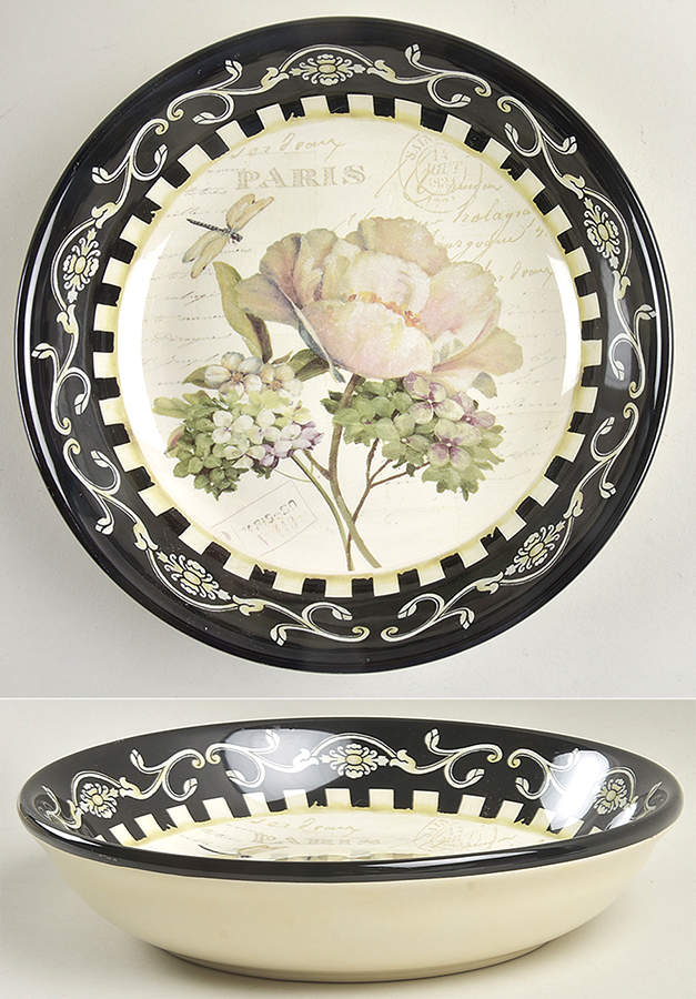 Marche d'Fleur 9" Pasta Serving Bowl by Certified International-1