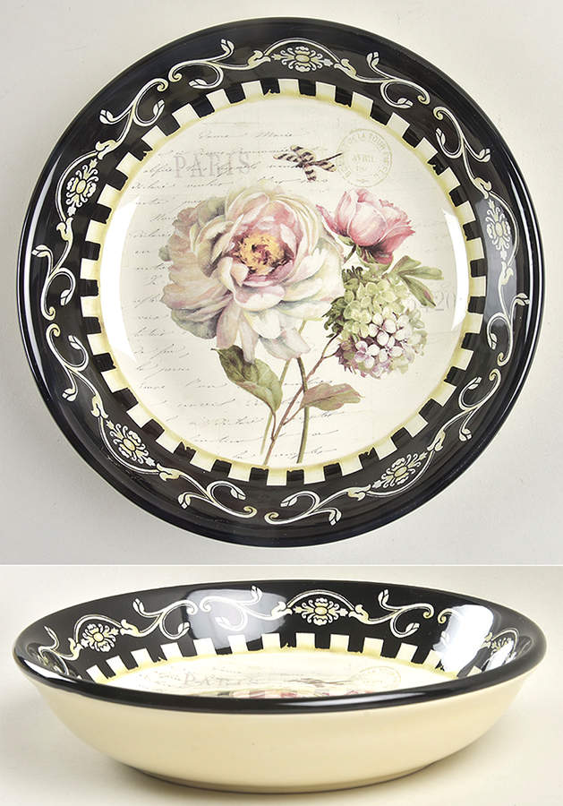 Marche d'Fleur 9" Pasta Serving Bow by Certified International-1