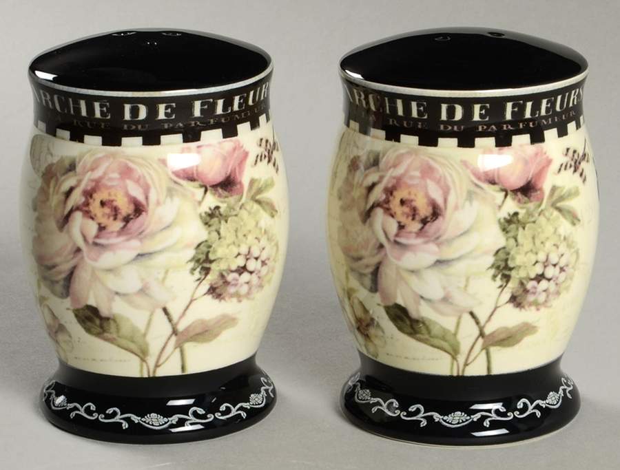 Marche d'Fleur Salt & Pepper Set by Certified International-1