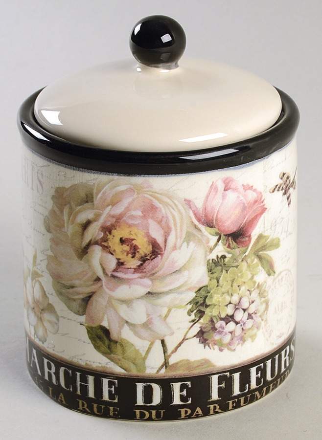 Marche d'Fleur Sugar Bowl & Lid by Certified International-1