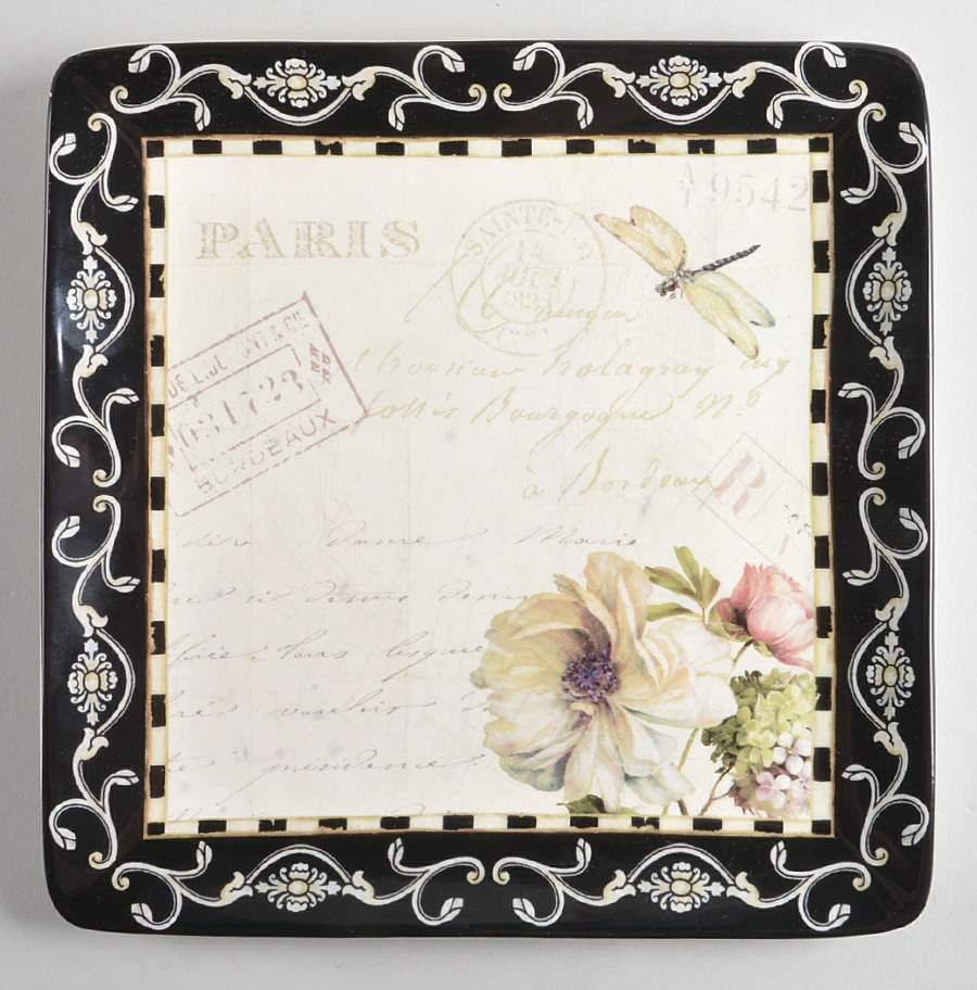 Marche d'Fleur Dinner Plate by Certified International-1