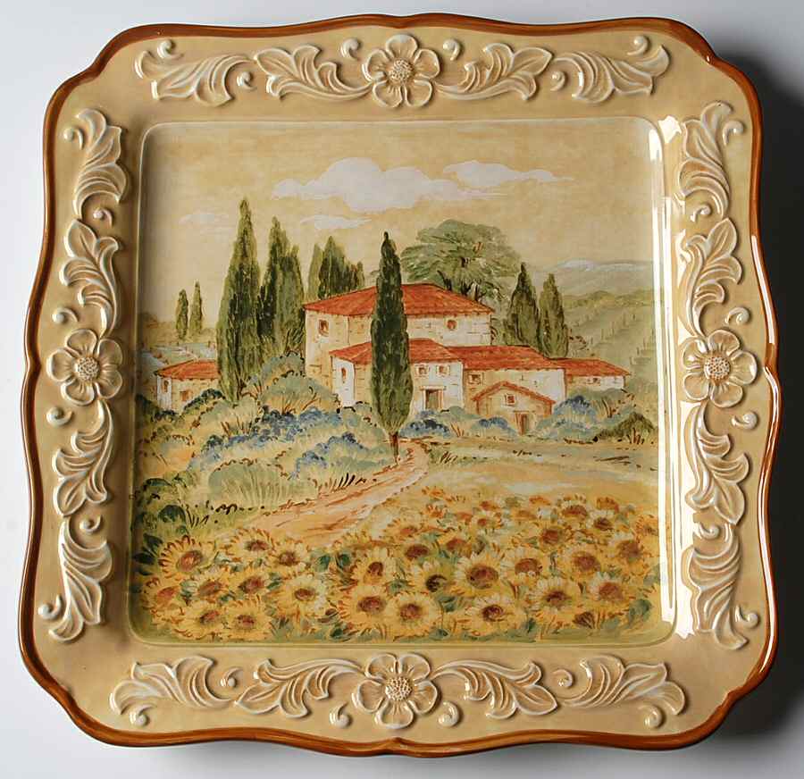 Italia 14" Square Platter by Certified International-1