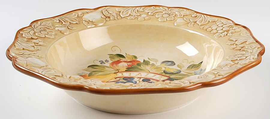 Italia 13" Pasta Serving Bowl by Certified International-1