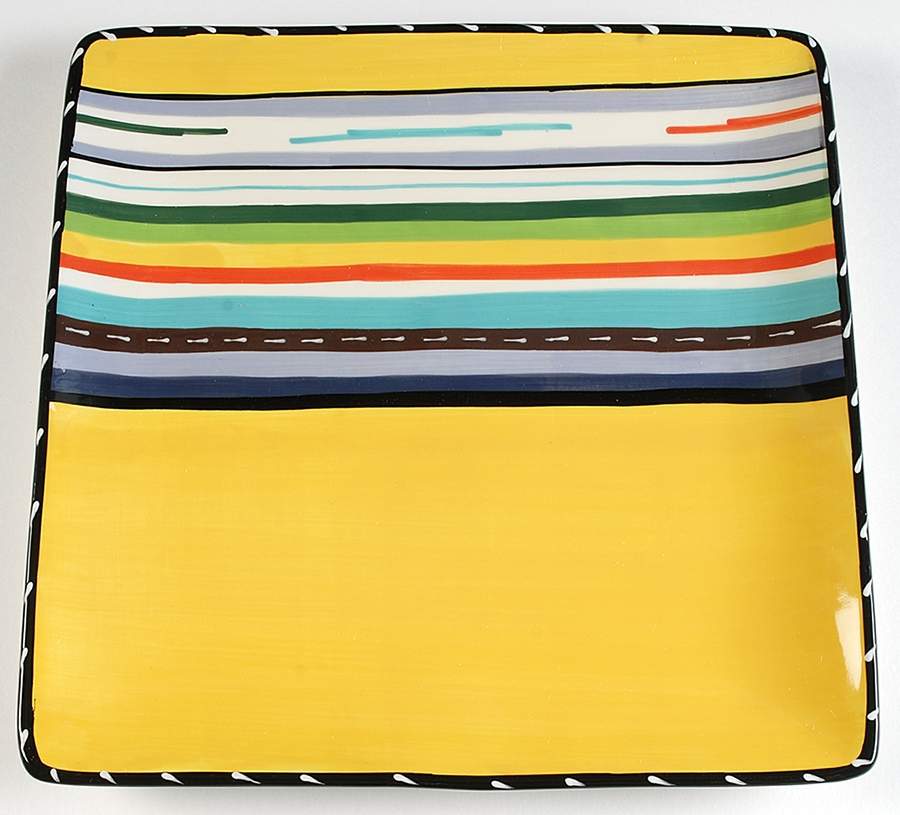 Santa Fe (Nancy Green) 12" Square Serving Platter by Certified International-1
