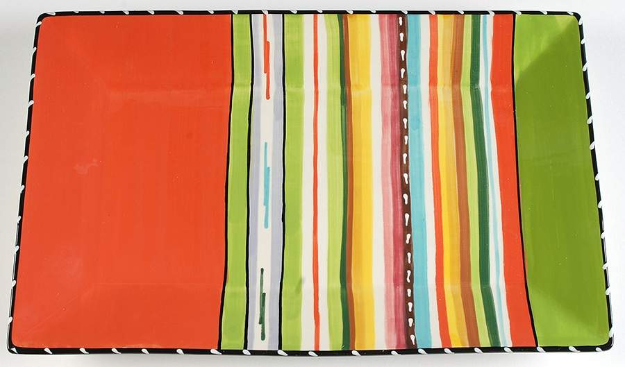 Santa Fe (Nancy Green) 15" Rectangular Serving Platter by Certified International-1