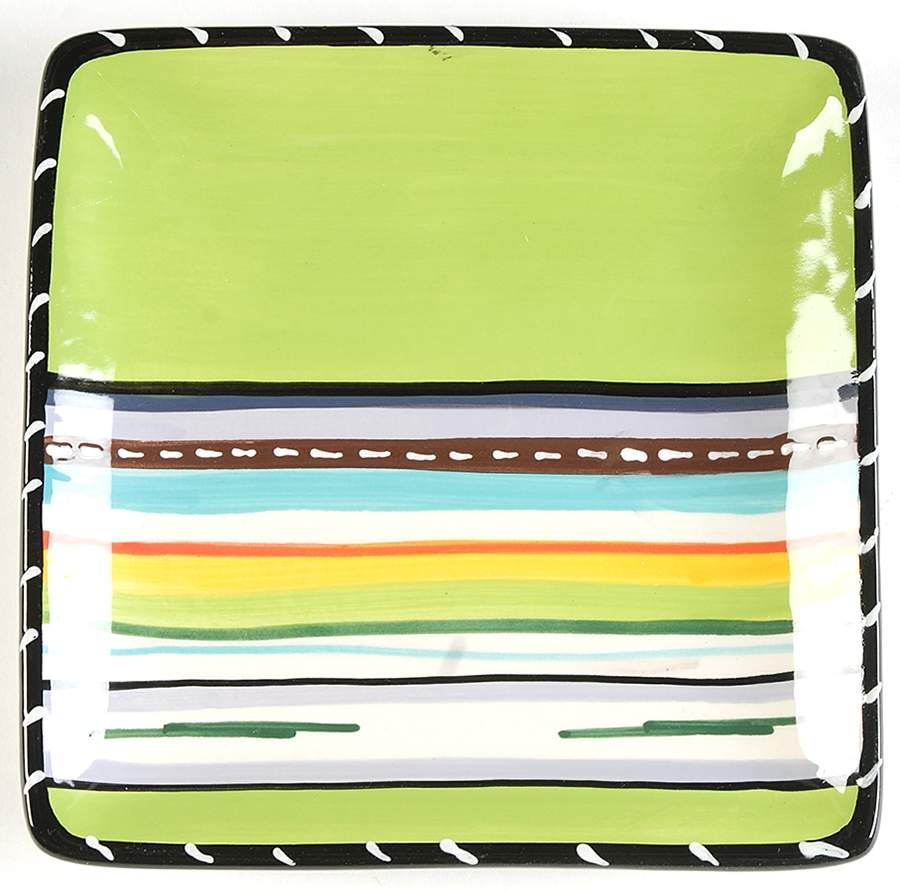 Santa Fe (Nancy Green) Canape Plate by Certified International-1