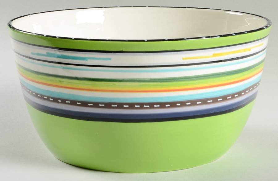 Santa Fe (Nancy Green) 11" Large Salad Serving Bowl by Certified International-1