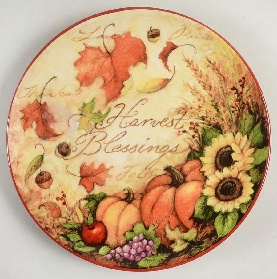 Harvest Dessert/Pie Plate by Certified International-1
