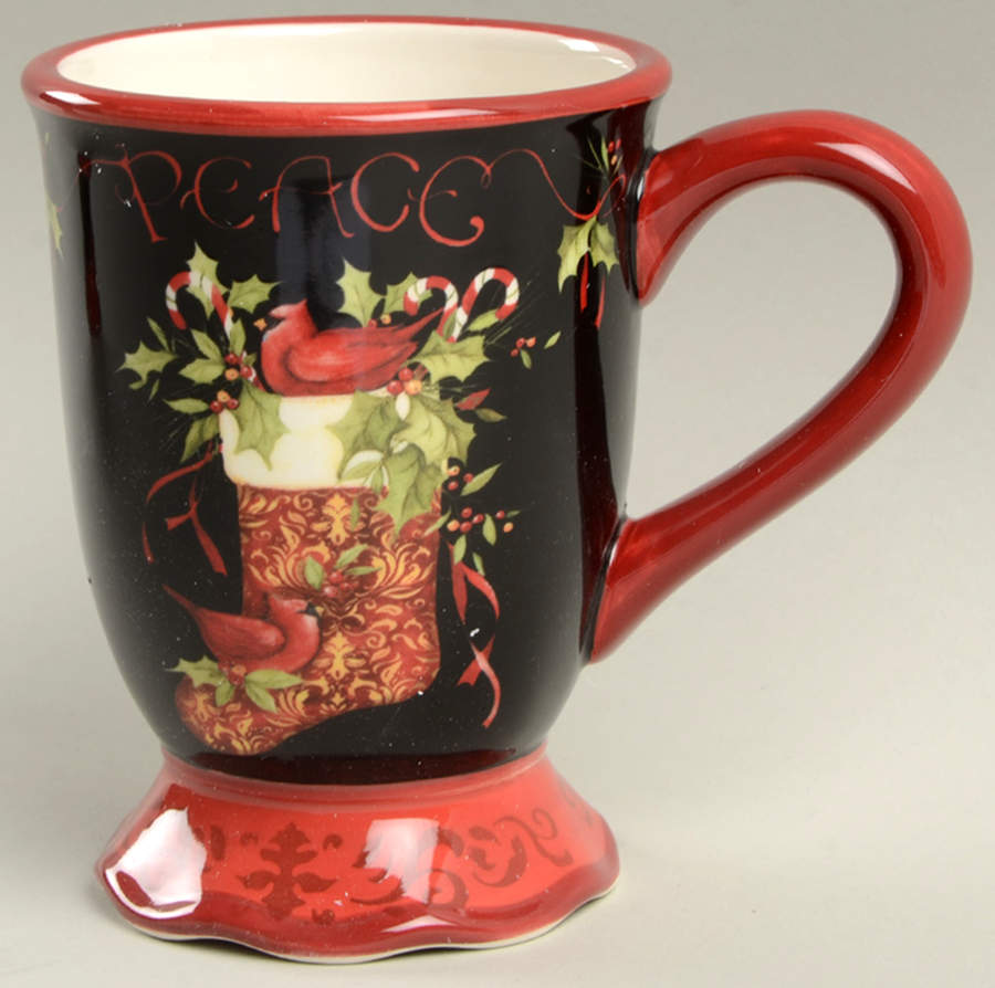 Vintage Christmas Mug by Certified International-1