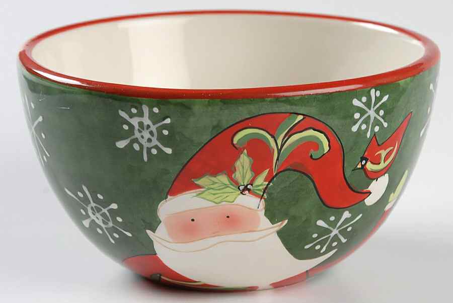 Winter Fun Santa Individual Ice Cream Dish by Certified International-1