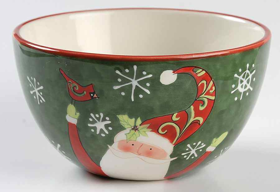 Winter Fun Santa Individual Ice Cream Dish by Certified International-1