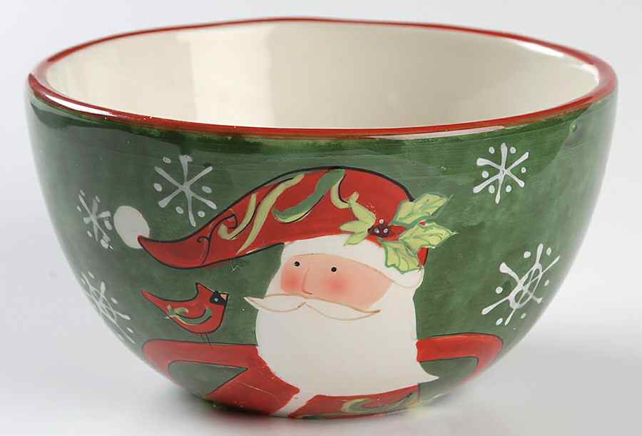 Winter Fun Santa Individual Ice Cream Dish by Certified International-1