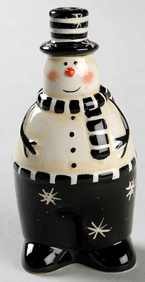 Christmas Snowman Figural Salt Shaker by Certified International-1
