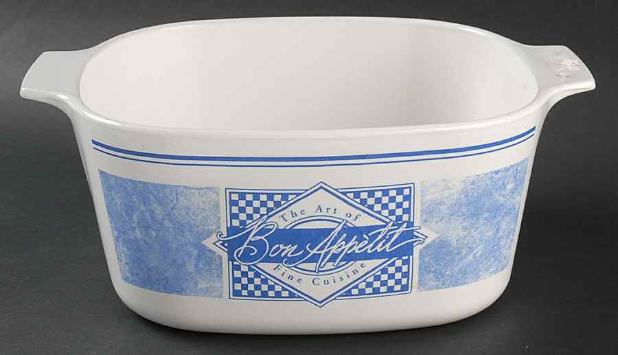 Bon Appetit 3 Quart Round Casserole No Lid by Corning Corelle-1