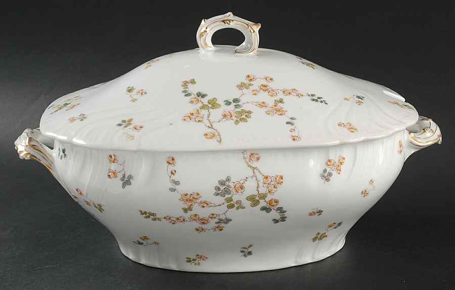 CHF1696 Oval Tureen & Lid by Charles Field Haviland-1