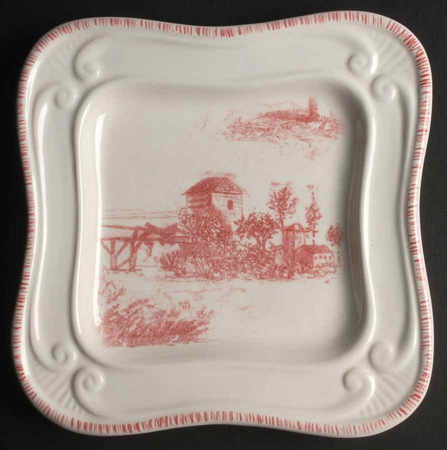 CLR60 Square Salad Plate by The Cellar (China)-1