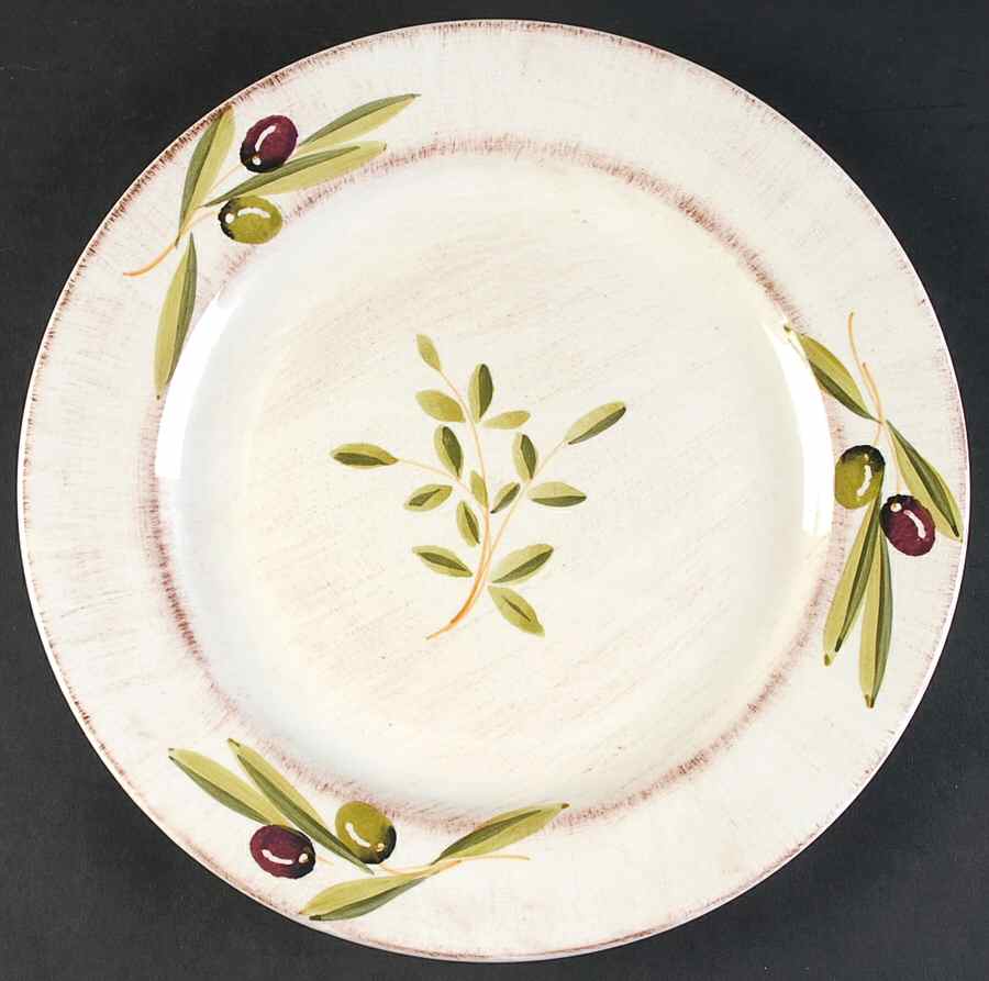 Nicoise Dinner Plate by Crate & Barrel-1