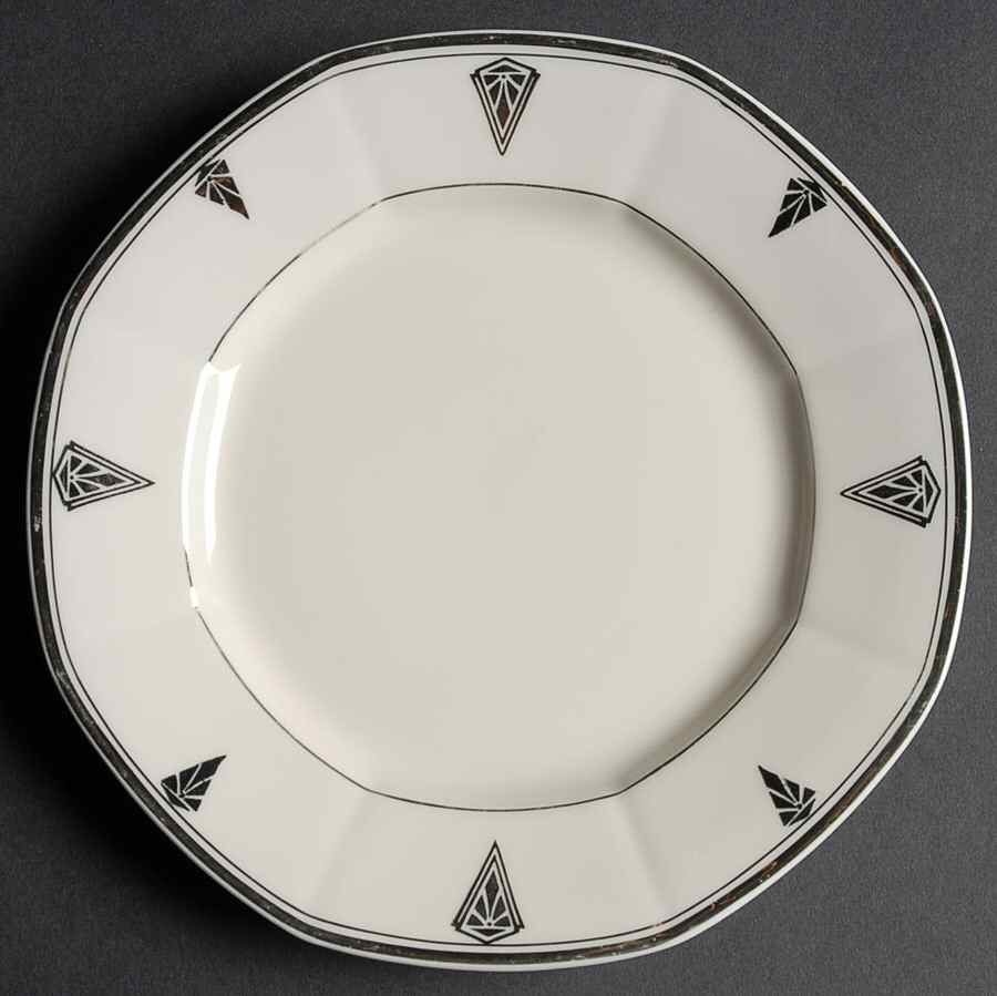 Deauville (White, Rounded Octagonal) Salad Plate by Community-1